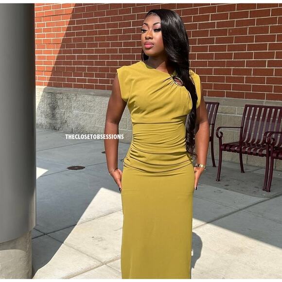 ZARA Sleeveless Midi Dress NWT - Picture 9 of 16